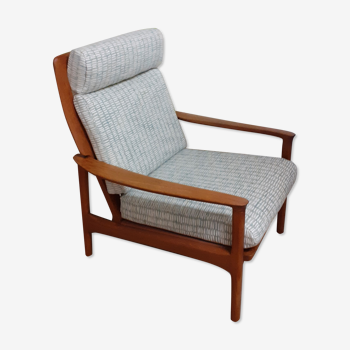 Scandinavian teak armchair
