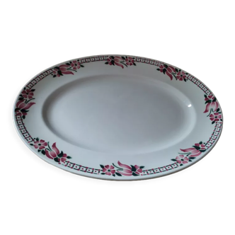 Oval porcelain dish St Amand Cabourg