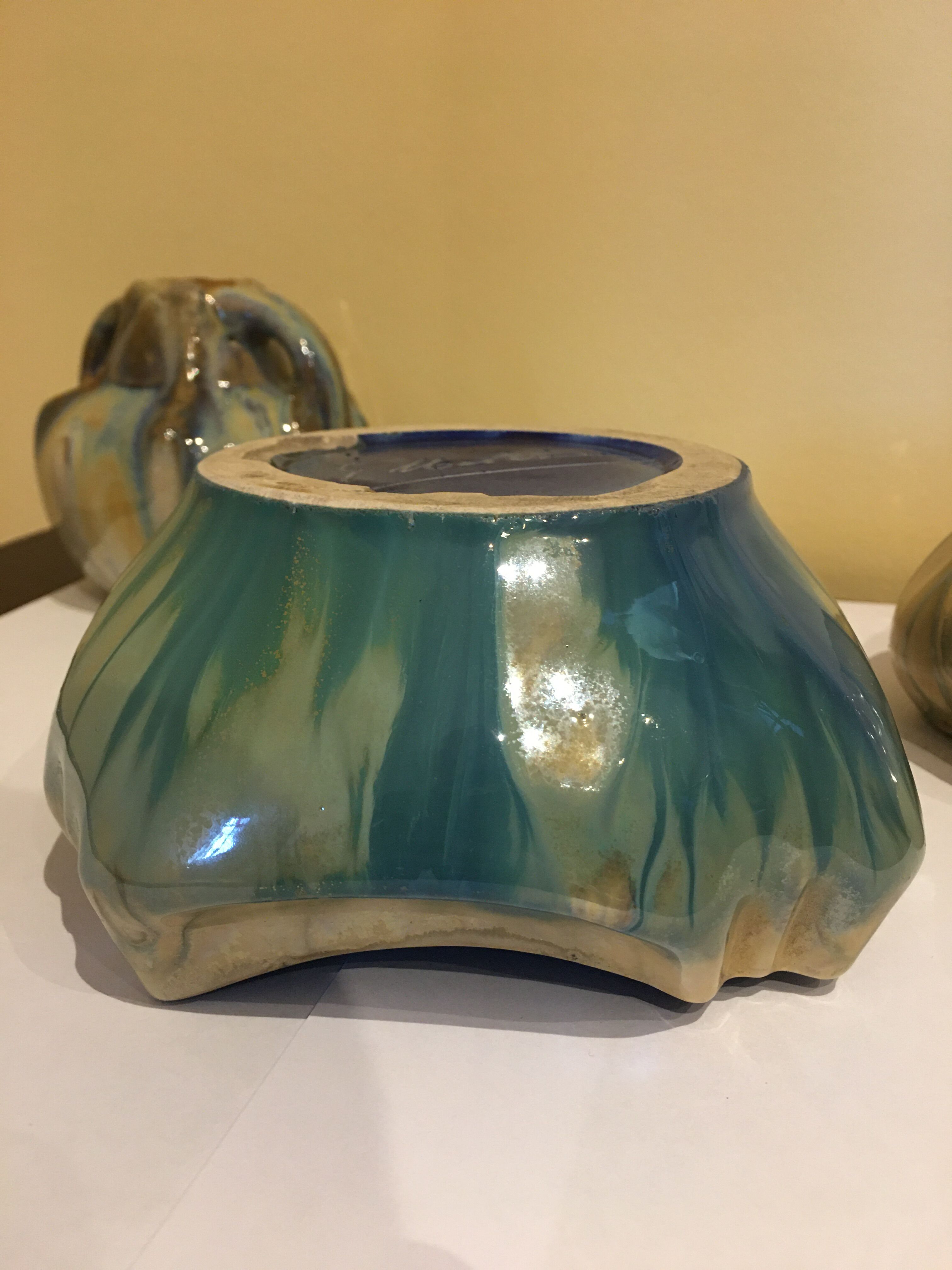 Lot of 3 ceramic pieces G. Metenier