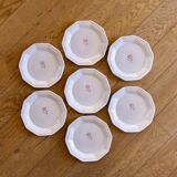 Assiettes anciennes de Niderviller peintes à la main