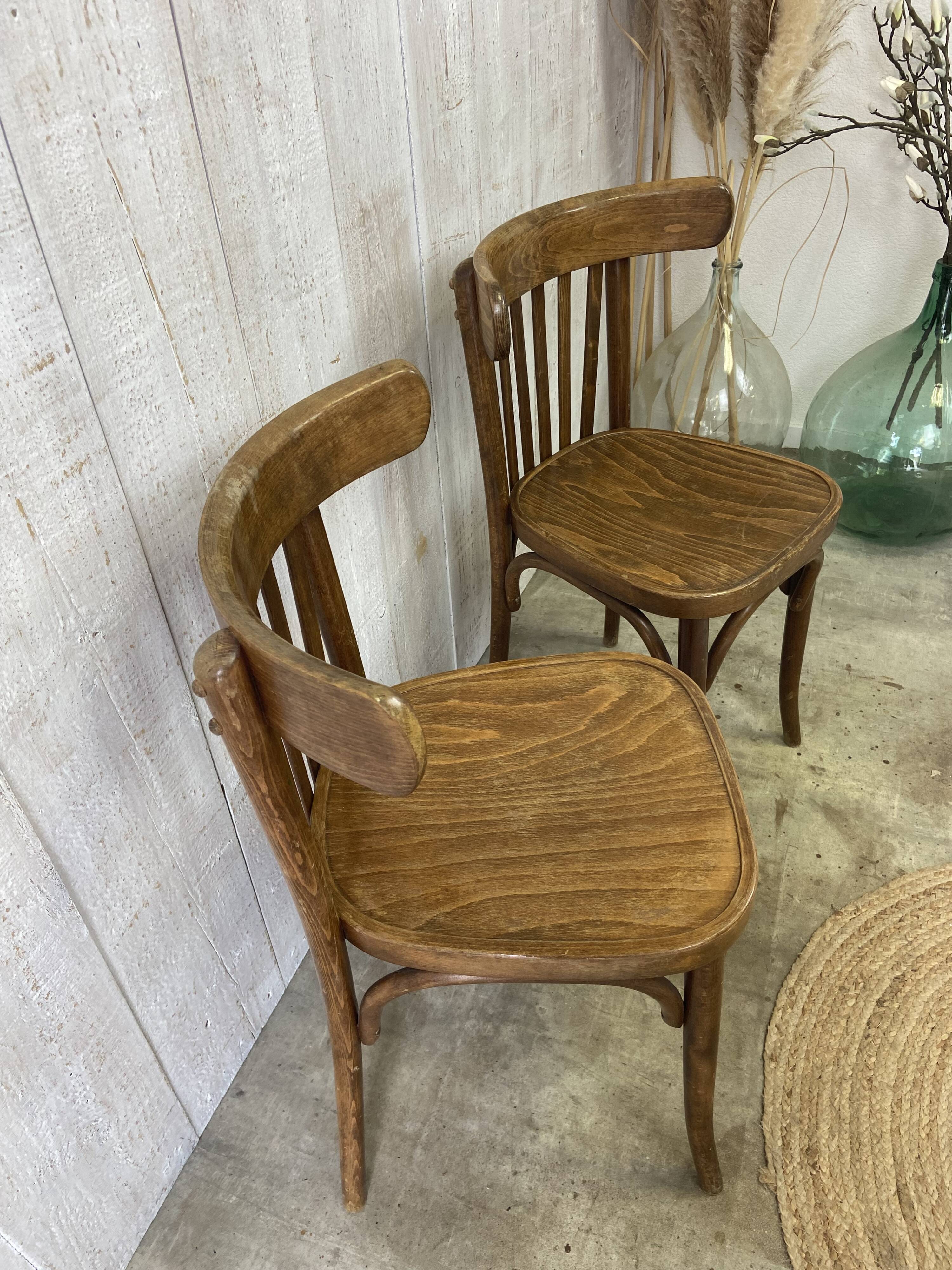 Pair of bistro chairs
