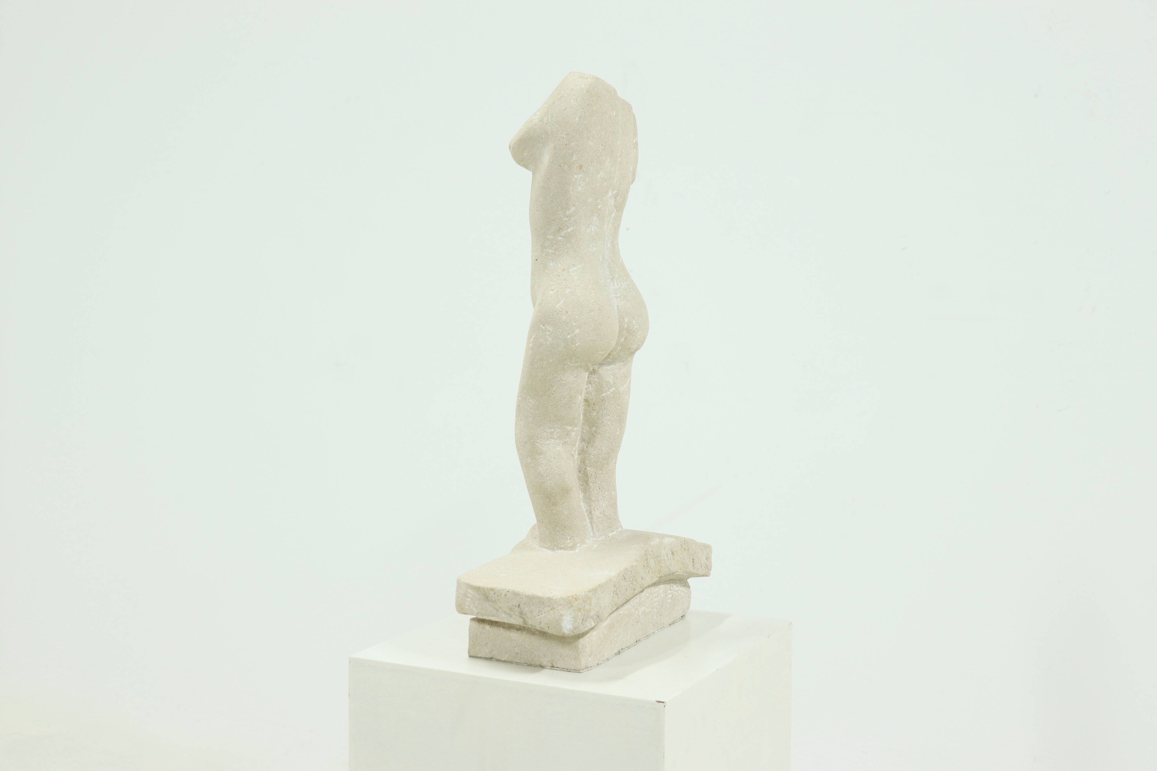 Belgian Limestone Decorative Sculpture 1970s