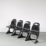 Black “Casalino” chair from the 2000s by Alexander Begge for Casala, Germany – Large Stock!