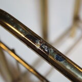 Golden magazine rack