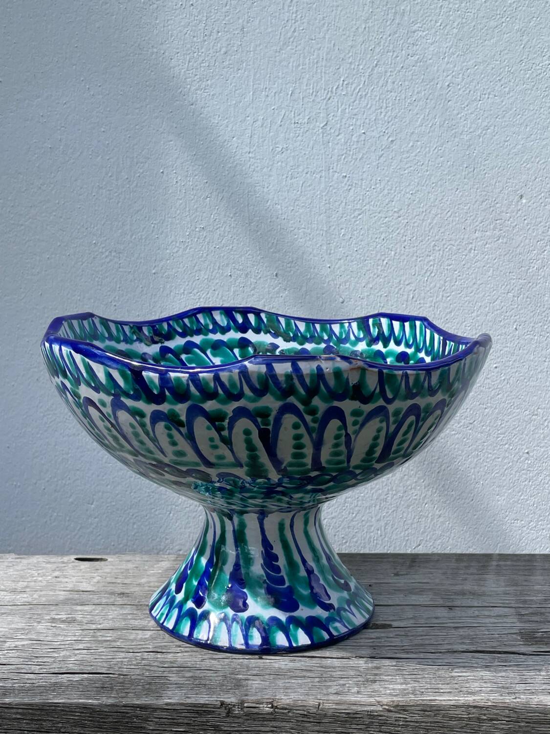 Fajalauza ceramic fruit bowl