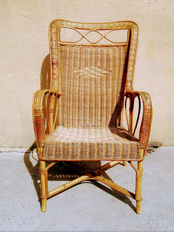 Armchair rattan