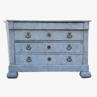 Lot Bufet d'office and Commode Empire