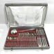 49-piece cutlery set in Louis XV silver-plated metal