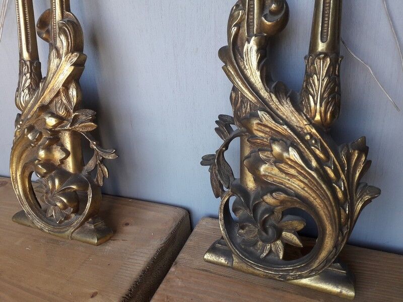 Paire d'applique en bronze st Louis XVI ep XIXem