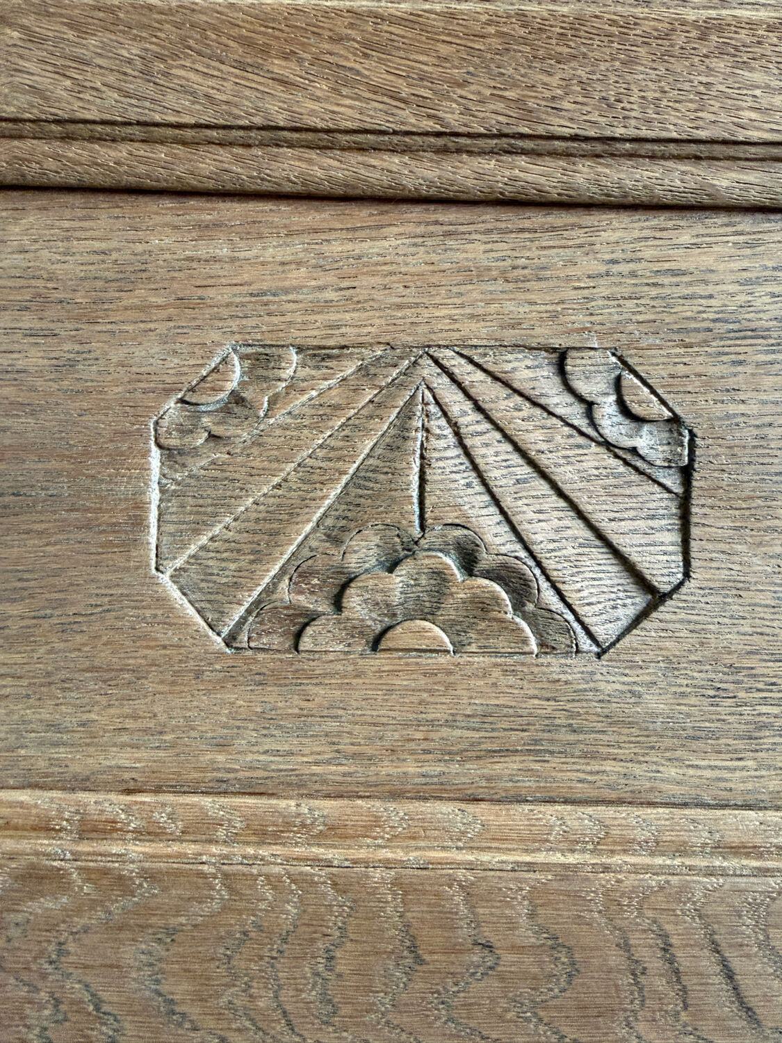 Art Deco oak wardrobe (renovated)