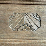 Art Deco oak wardrobe (renovated)