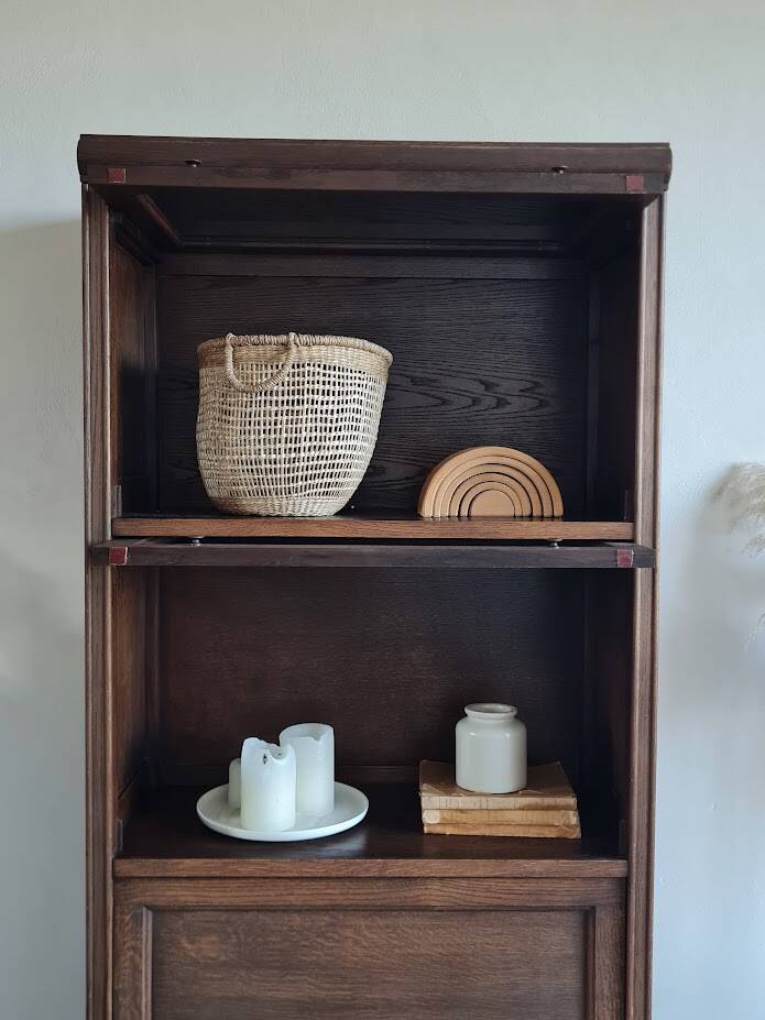 Trade furniture - Pharmacy display cabinet circa the 1960s
