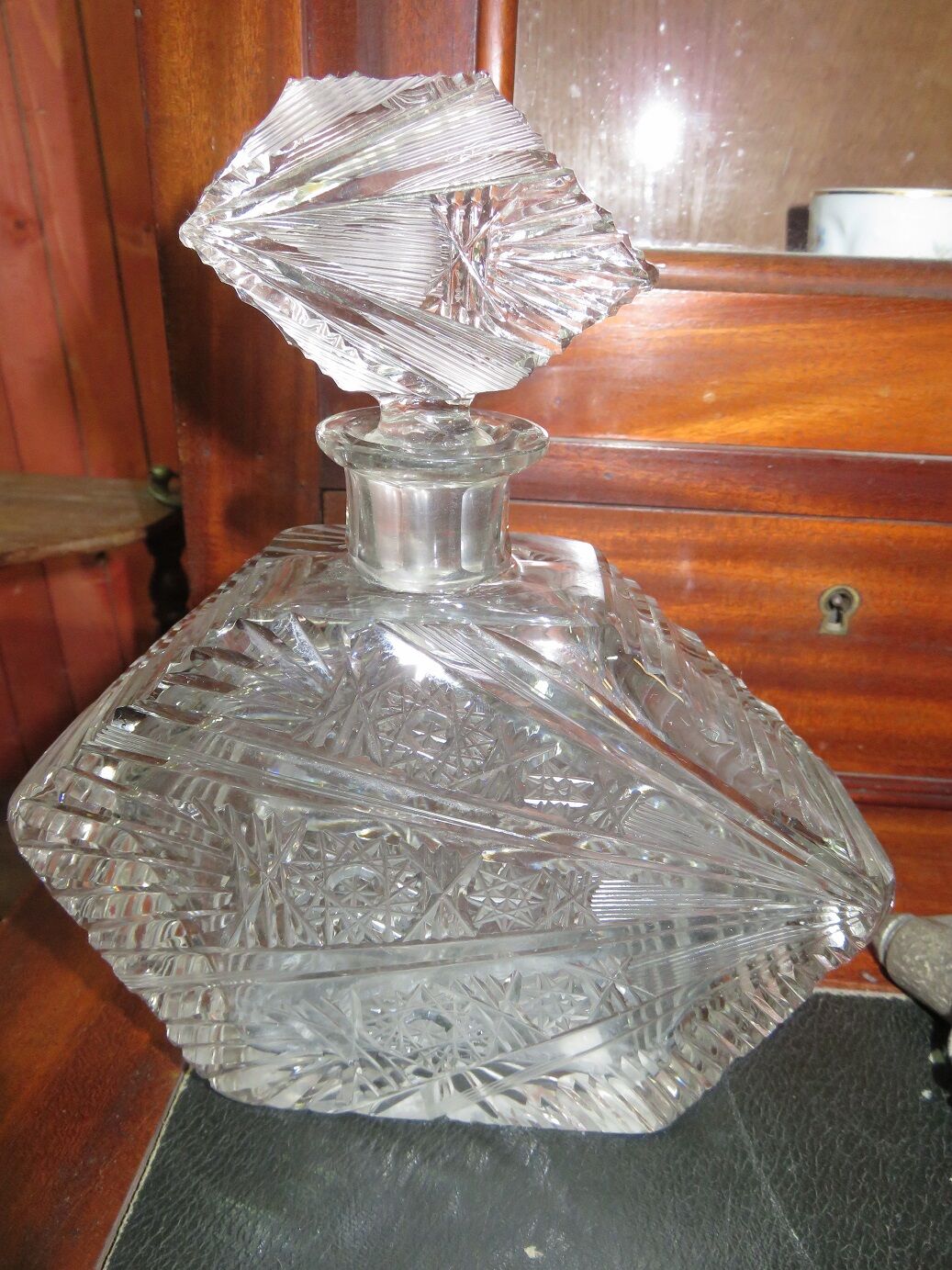 Crystal Art Deco decanter