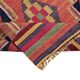 Turkish Handwoven Vintage Herki Kilim 100 cm x 270 cm