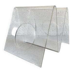 Porte-revue en Plexiglas - 1970