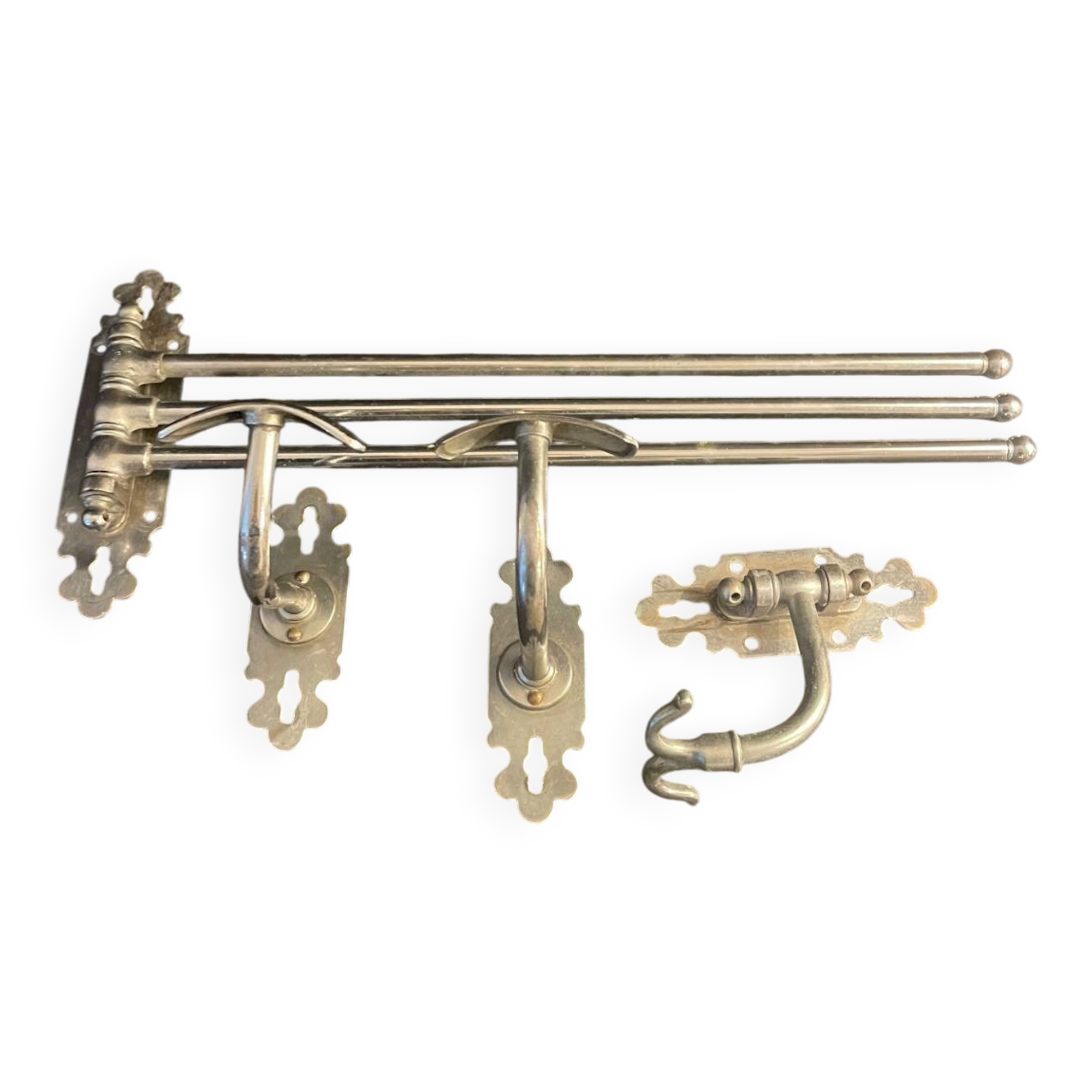 Retro vintage bathroom hooks