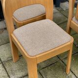 Set of 4 Brutalist Dining Chairs
