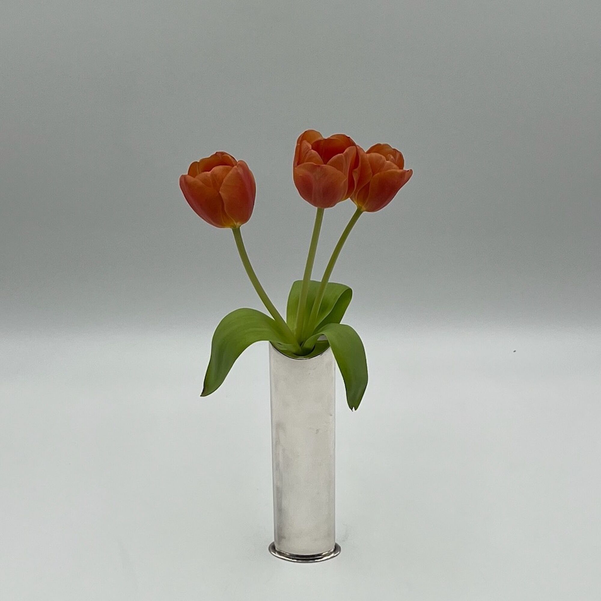 Silver Plated Vase 'Giselle' by Lino Sabattini, 60s