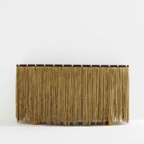 Console by Sergio Ponzio IV, patinated metal and strings, circa 1970