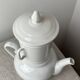 Pillivuyt France white porcelain teapot