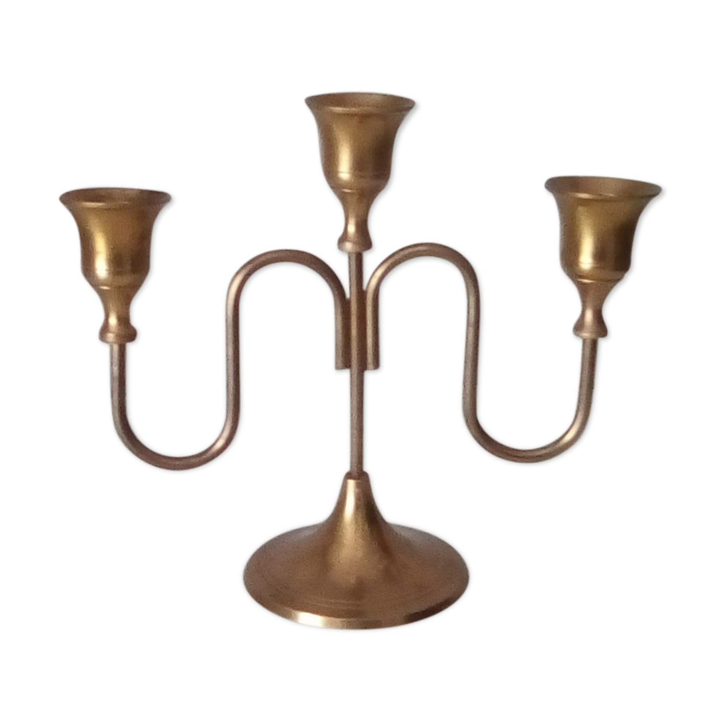 Golden brass chandelier 3 branches 50/60