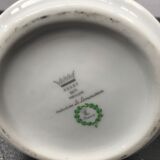 Ancien pichet berry création lourioux porcelaine blanche décor fleurs vintage