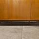 Scandinavian wardrobe 1960 honey color 4 doors L 205 cm