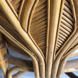 Leaf-shaped rattan chair