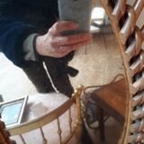 Rattan mirror oval - 61x42cm