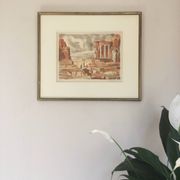 The Acropolis. Lithograph by Jean-Eugène BERSIER (1896-1978).