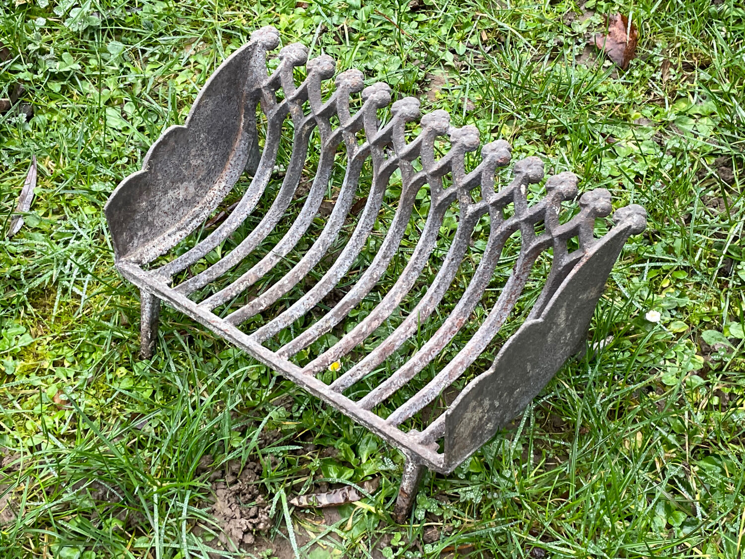 Cast iron fireplace brazier