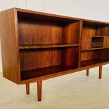 Vintage Danish mid-century retro rosewood bookcase 1960s