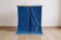 Tapis en laine pure bleue, fait main
