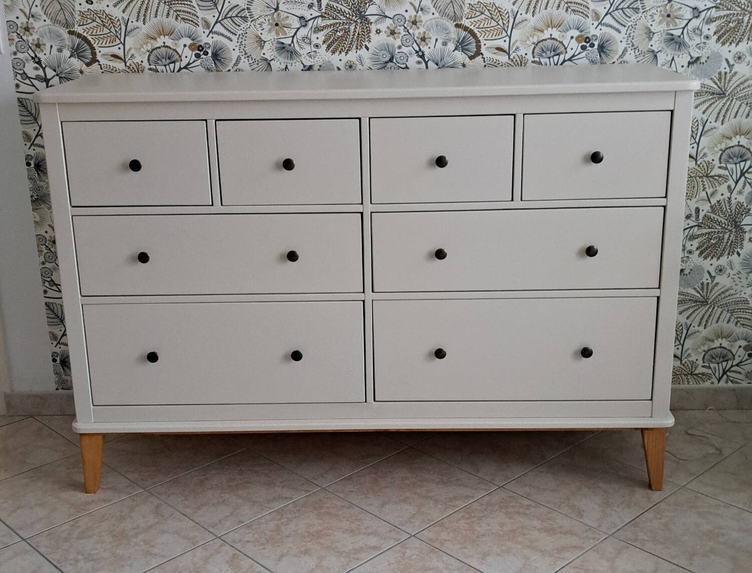 Large Rød Sødgren linen chest of drawers