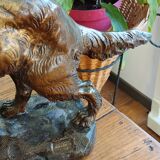 Gordon Setter terracotta statue after T Cartier