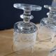 4 verres à eau vintages