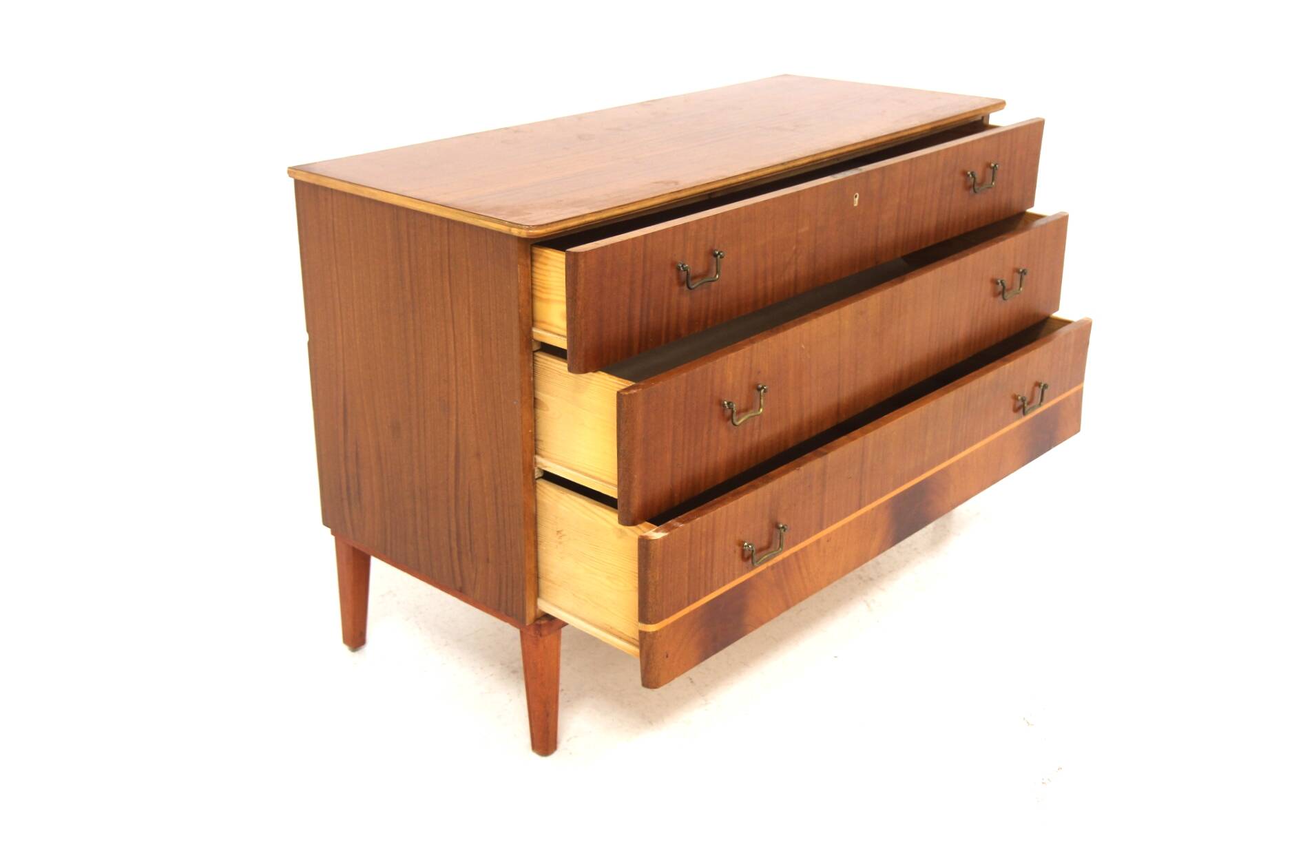 Scandinavian mahogany chest of drawers, Sweden, 1940