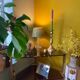 Table d'appoint vintage Hollywood Regency