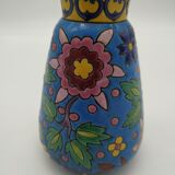 Vase in enamels of the Louvière