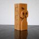 Puzzle in wood sculpture by Gunnar Kanevad for Gamla Linköping, Sweden, 1962.