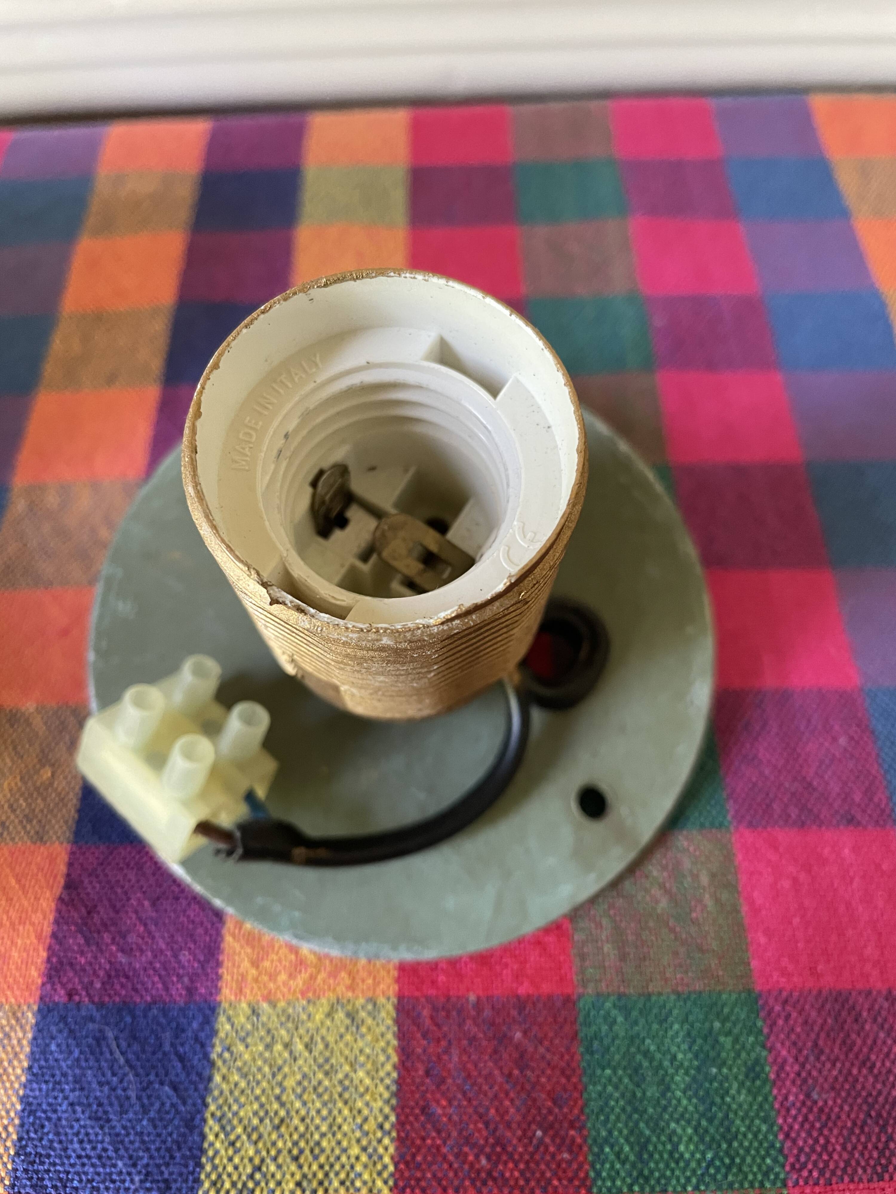 Masca golden flower wall light