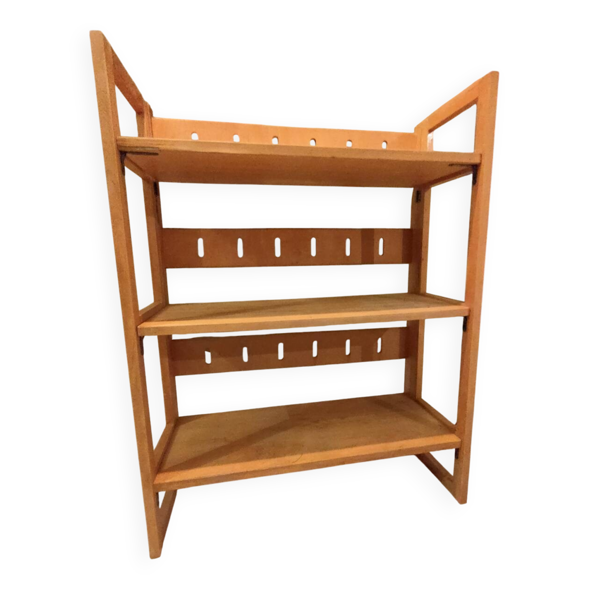 Étagère de bouquiniste en hêtre