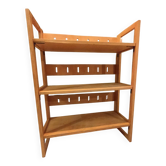 Bookseller's shelf in beech wood
