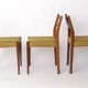 Set of 4 Vintage Teak Dining Chairs by Habeo, Germany – 1960s Mid-Century