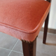 Set de 2 chaises anciennes en velour rose