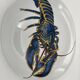 Blue Lobster Plate in Pillivuyt Porcelain