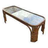 Rattan coffee table