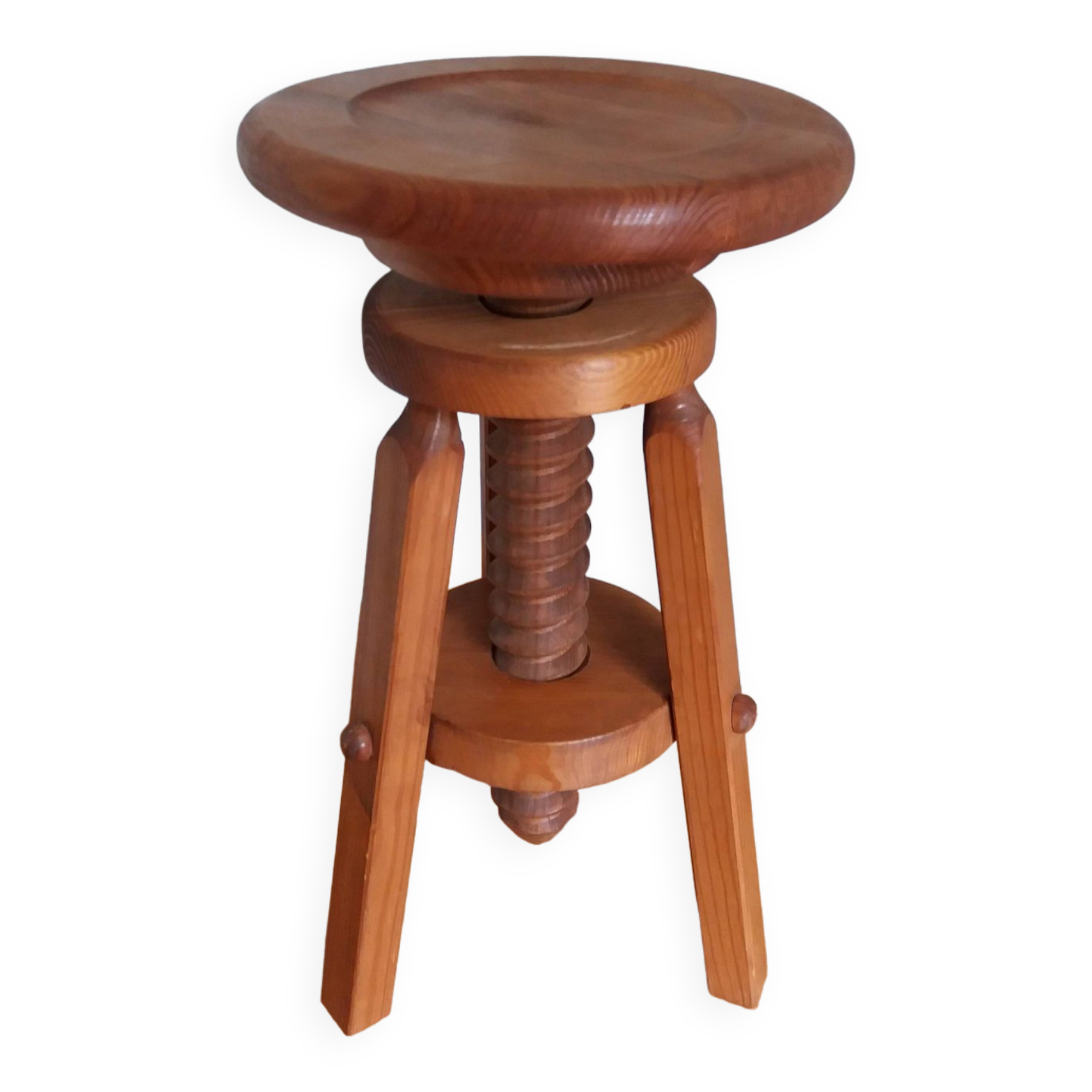 Tripod screw stool