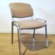 Chaise de bureau en tissu et alu