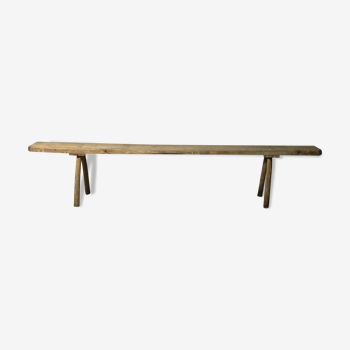 Primitive wooden bench - l242